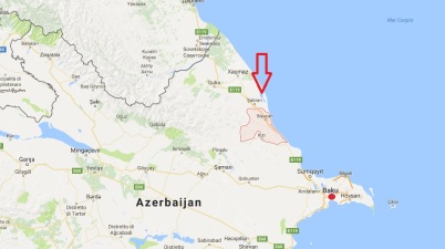 Esplosione deposito armi Azerbaigian - Mappa Syazan